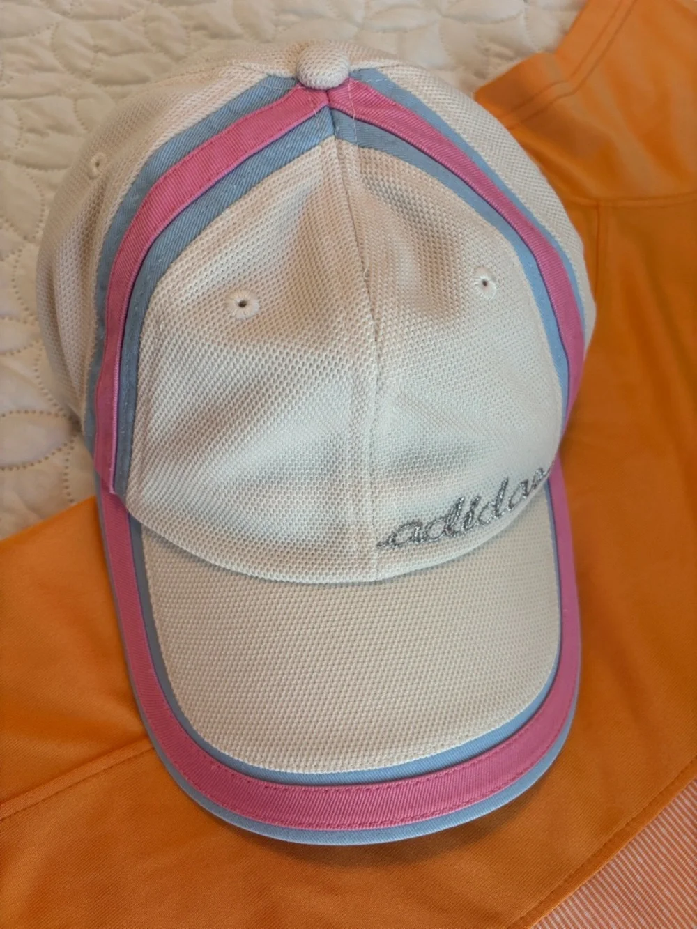 Pebble Beach Golf Polo (M), Adidas Cap, Eastland Golf Shoes 9M Golf Bundle
